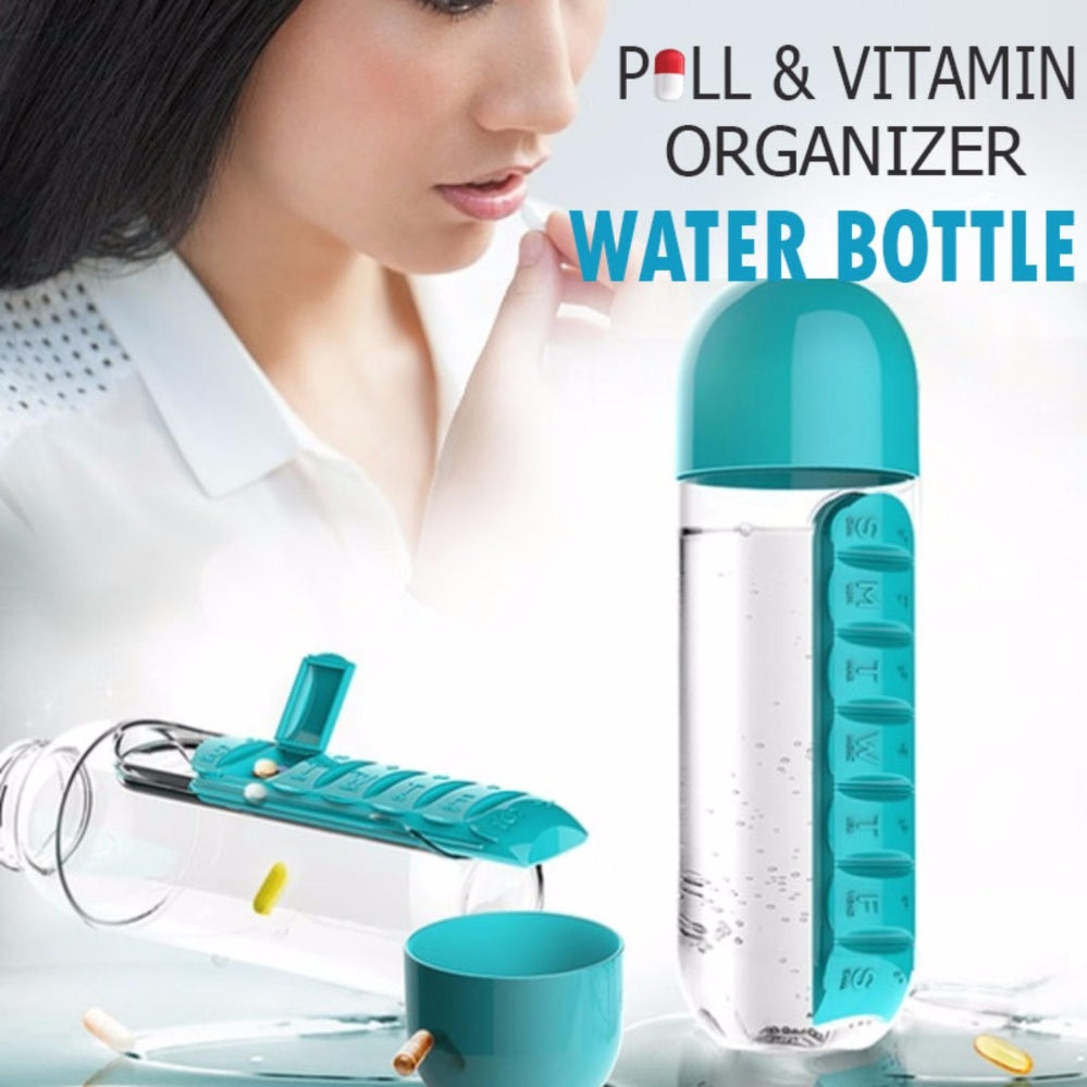 Medicine Holder Water Bottle