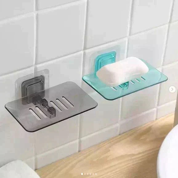 Wall mounted acrylic soap holder