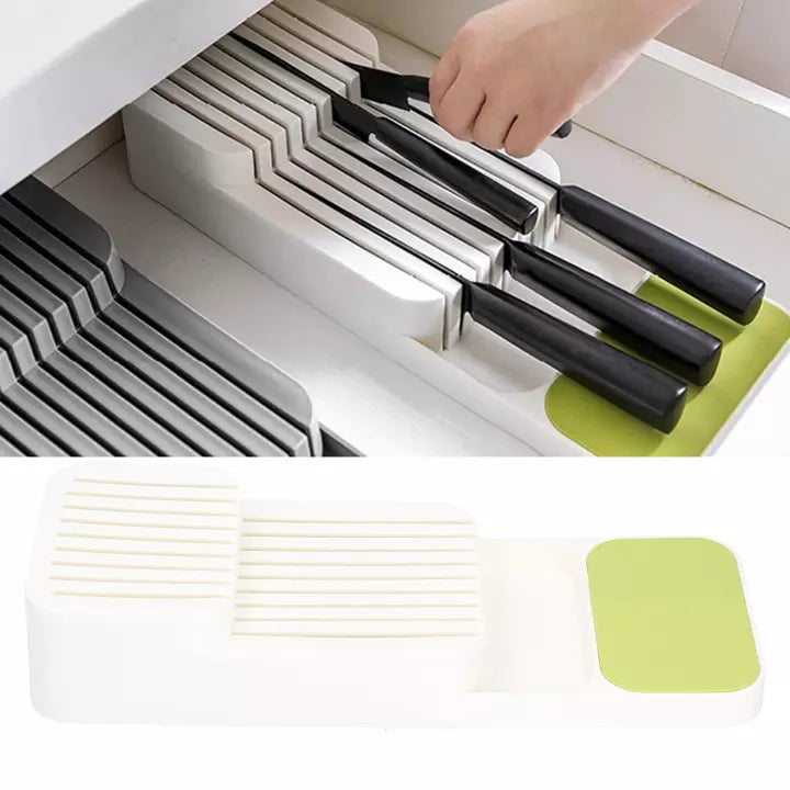 Drawer Store Organizer Tray For Knifes