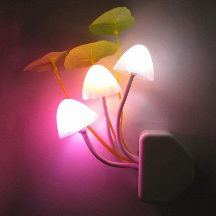 New LED Sensor Flower Mushroom Lamp