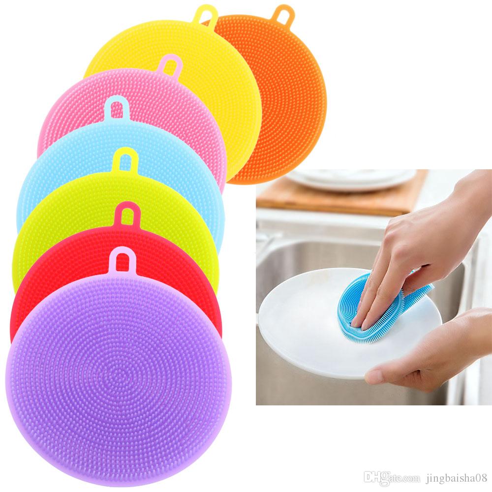 Magic Silicone Scrubber Dish Washing Sponge