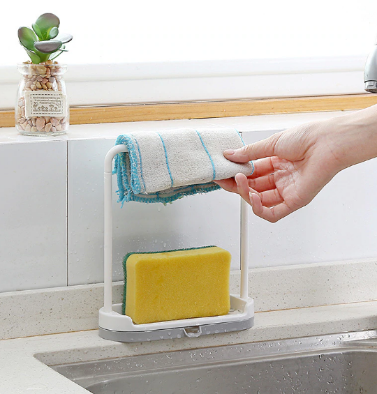 Towel Hanging Rack Soap Holder