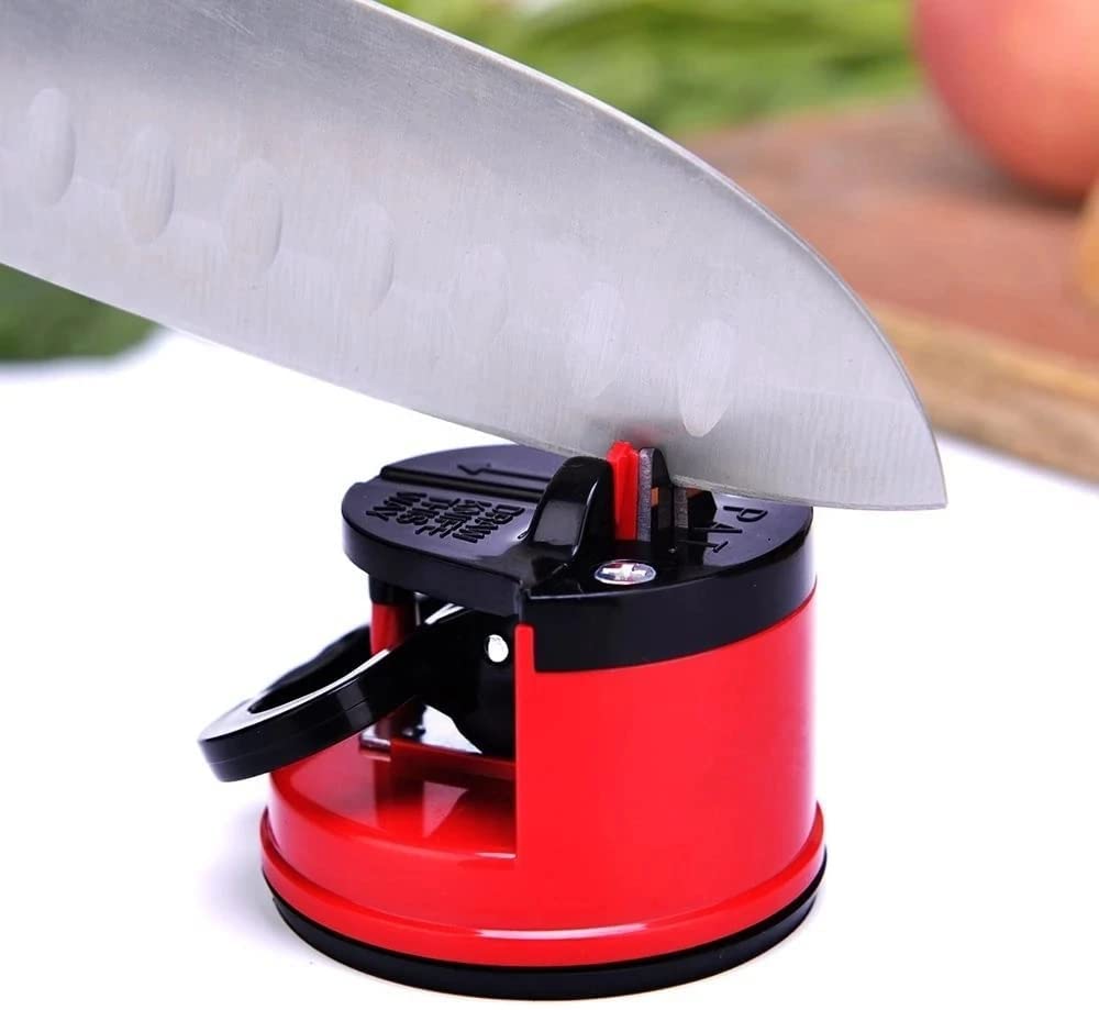 Knife Sharpener with secure suction pad