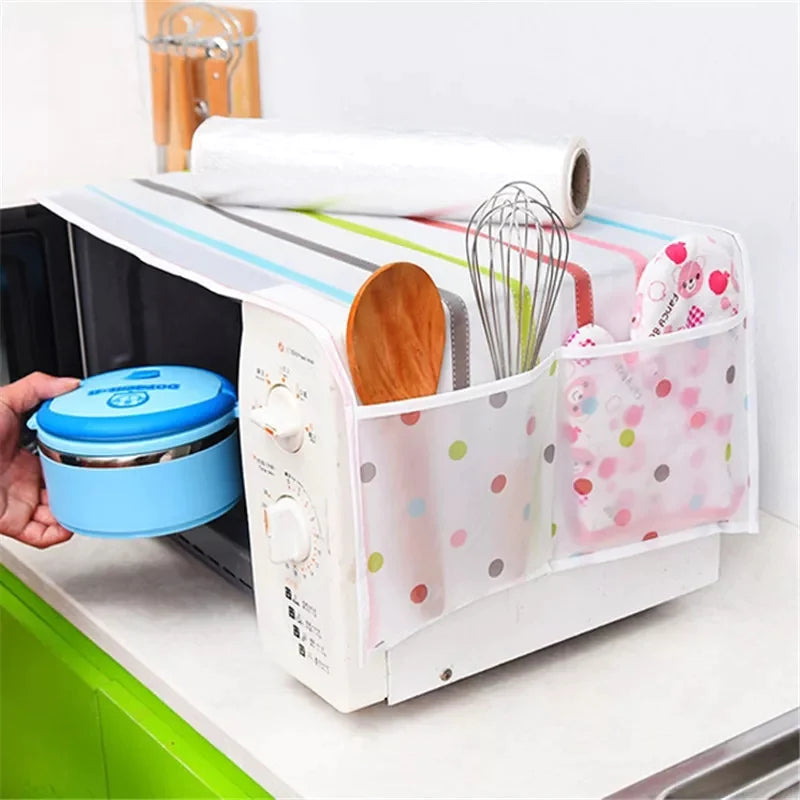 Microwave Oven Cover with 2 Pouch