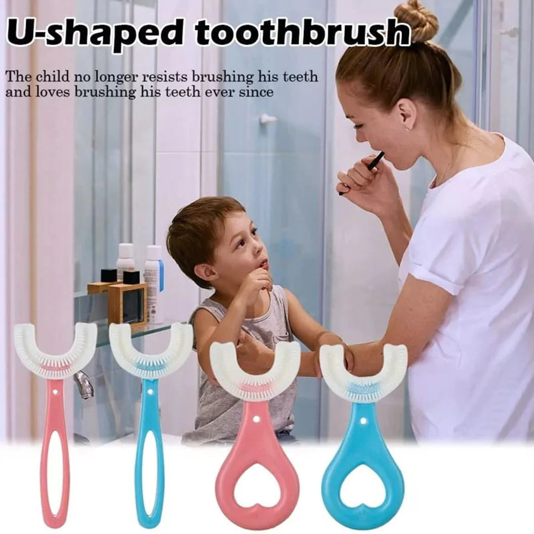 Silicone Baby U shaped Tooth Brush