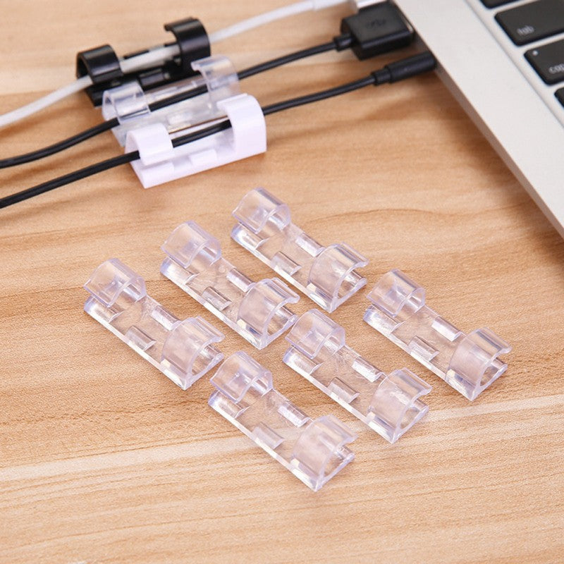 Transparent  Crystal Wire Clips Organizer