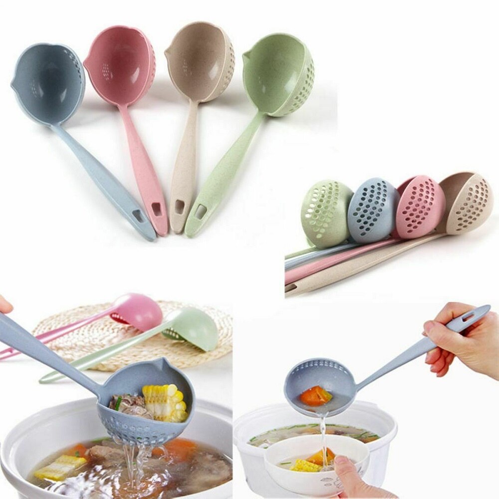 Long Handle Soup Spoon Strainer