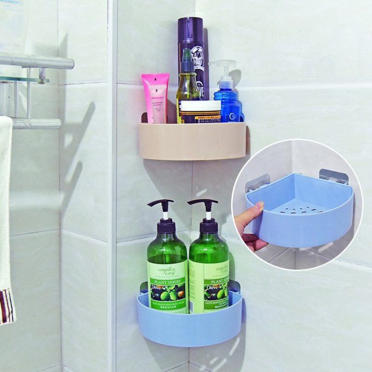 Bathroom Corner Round Rack Organizer