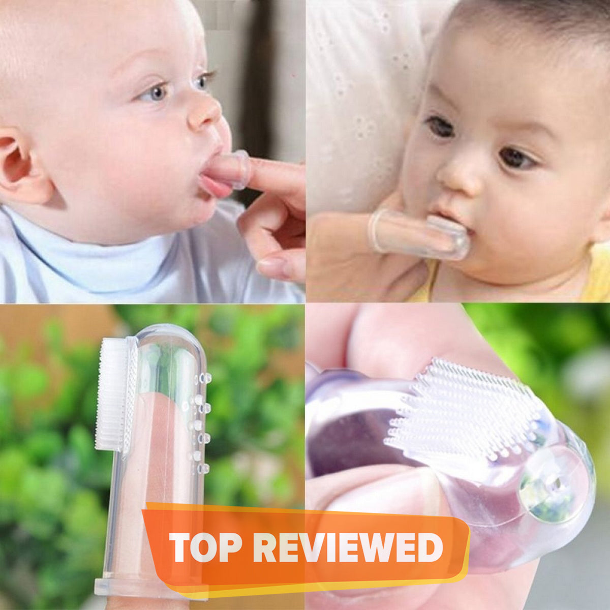 Finger Silicone Toothbrush Baby For Infants