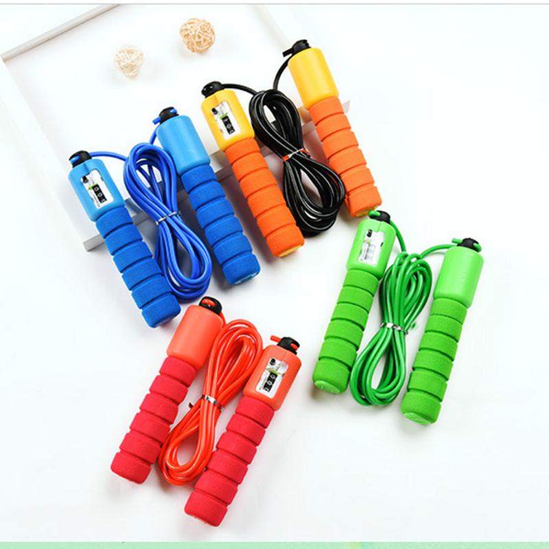 Exercise adjustable Fitness Sport Jumping Skipping Rope with Counter