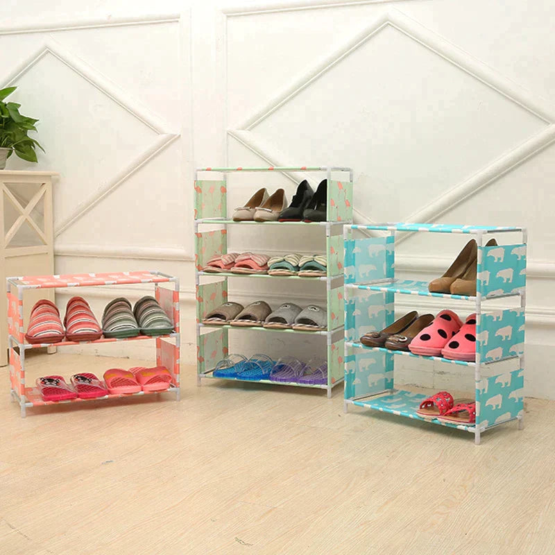 5 Layers Multifunctional Shoes Rack-Simple Dust Proof