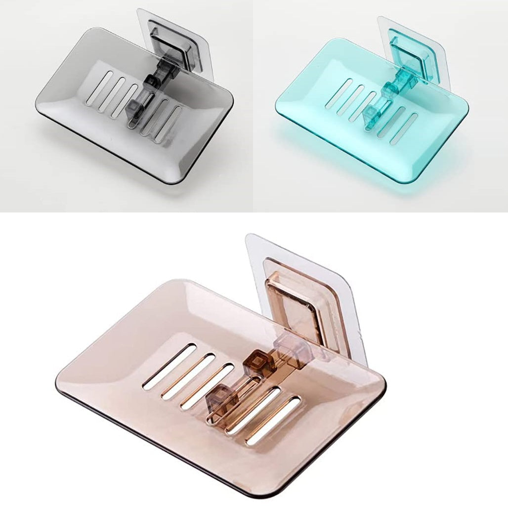 Wall mounted acrylic soap holder