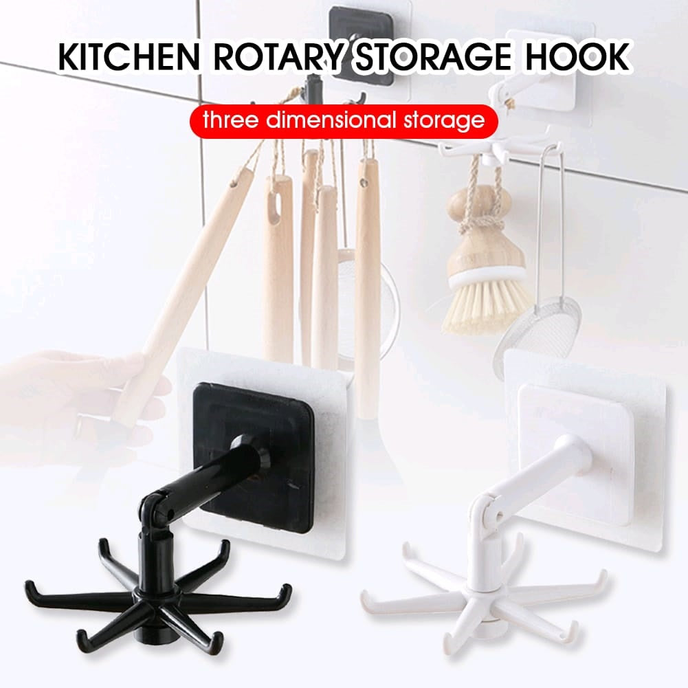 Kitchen Rotating Hook Storage Hanger