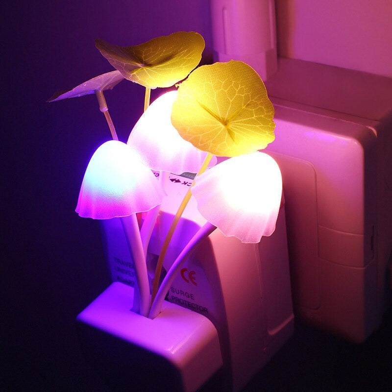 New LED Sensor Flower Mushroom Lamp