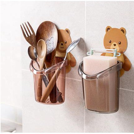 Pack of 2 Wall Mounted Toothbrush Holder