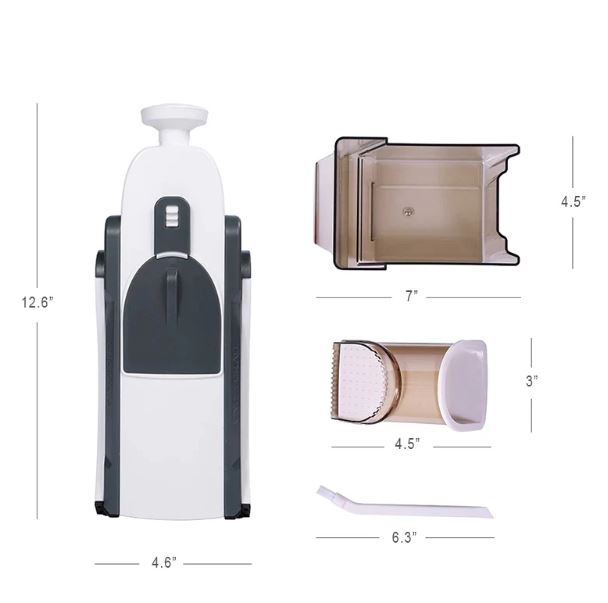 Mandoline 5 In 1 Safe Vegetable Cutter & Slicer