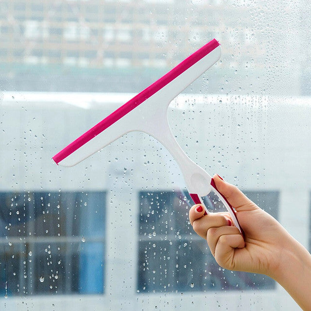 Soft Glass Scraper Wiper Window Brush