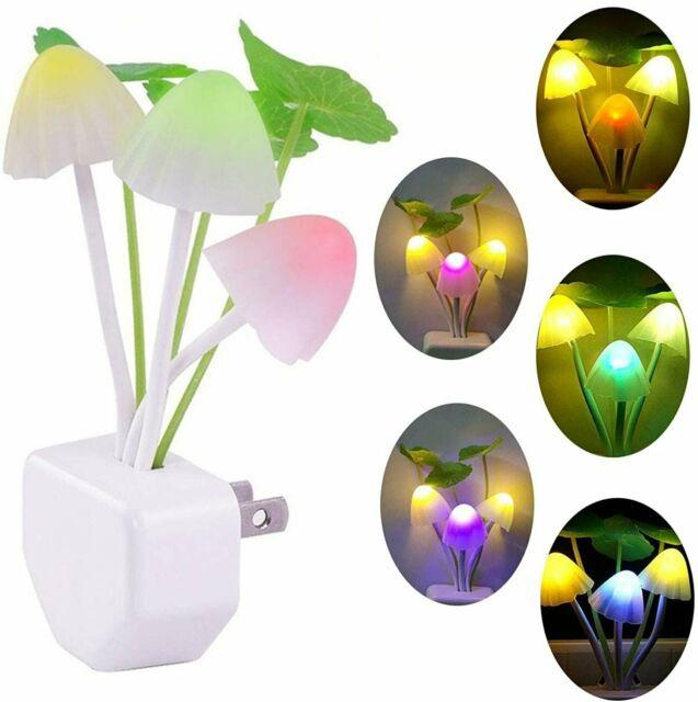 New LED Sensor Flower Mushroom Lamp