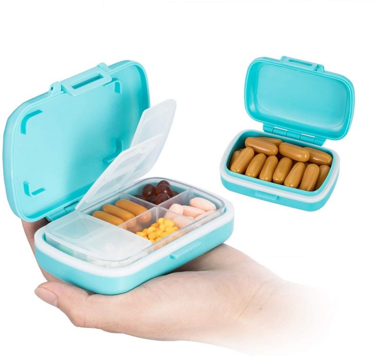 7 Compartment Pill Box Medicine Tablet Organizer