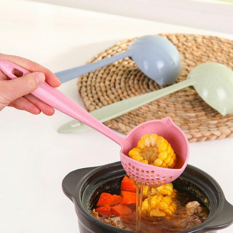 Long Handle Soup Spoon Strainer