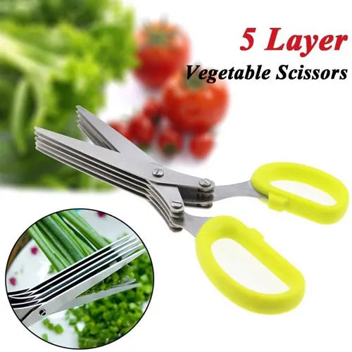 5 Layered Stainless Scissor Cutter