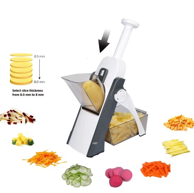 Mandoline 5 In 1 Safe Vegetable Cutter & Slicer