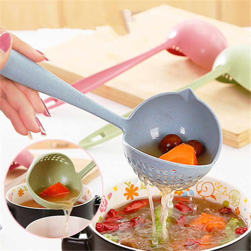 Long Handle Soup Spoon Strainer