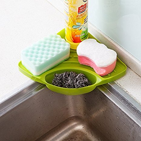 Multipurpose Corner Sink Wash Basin Storage Organizer Rack