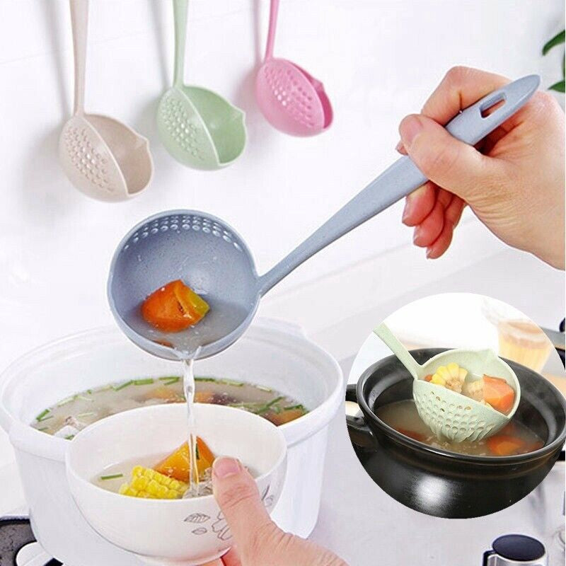 Long Handle Soup Spoon Strainer