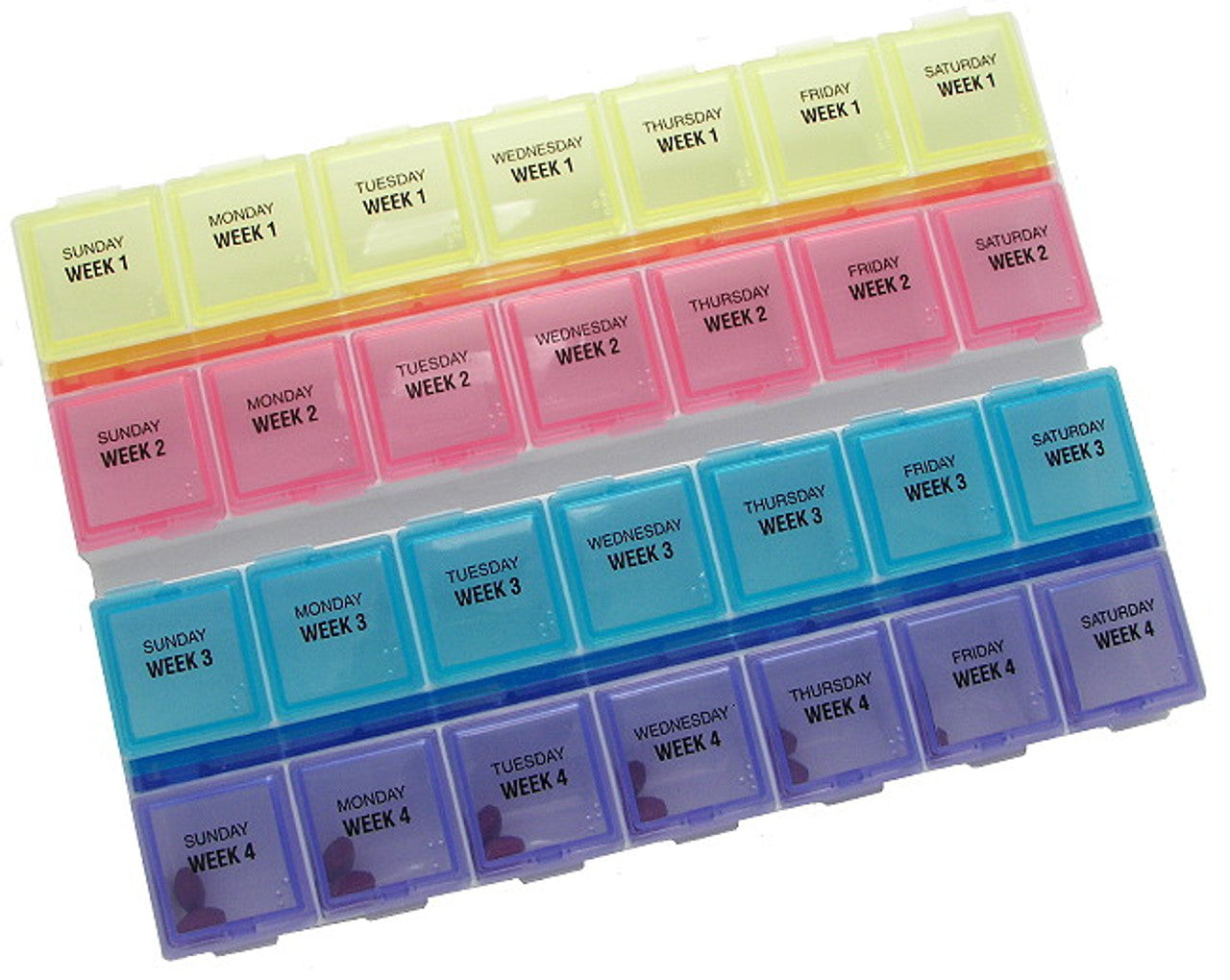 Monthly Pills Organizer For 7 Days