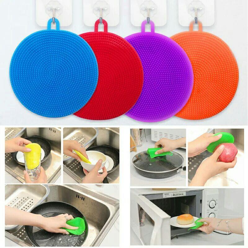 Magic Silicone Scrubber Dish Washing Sponge