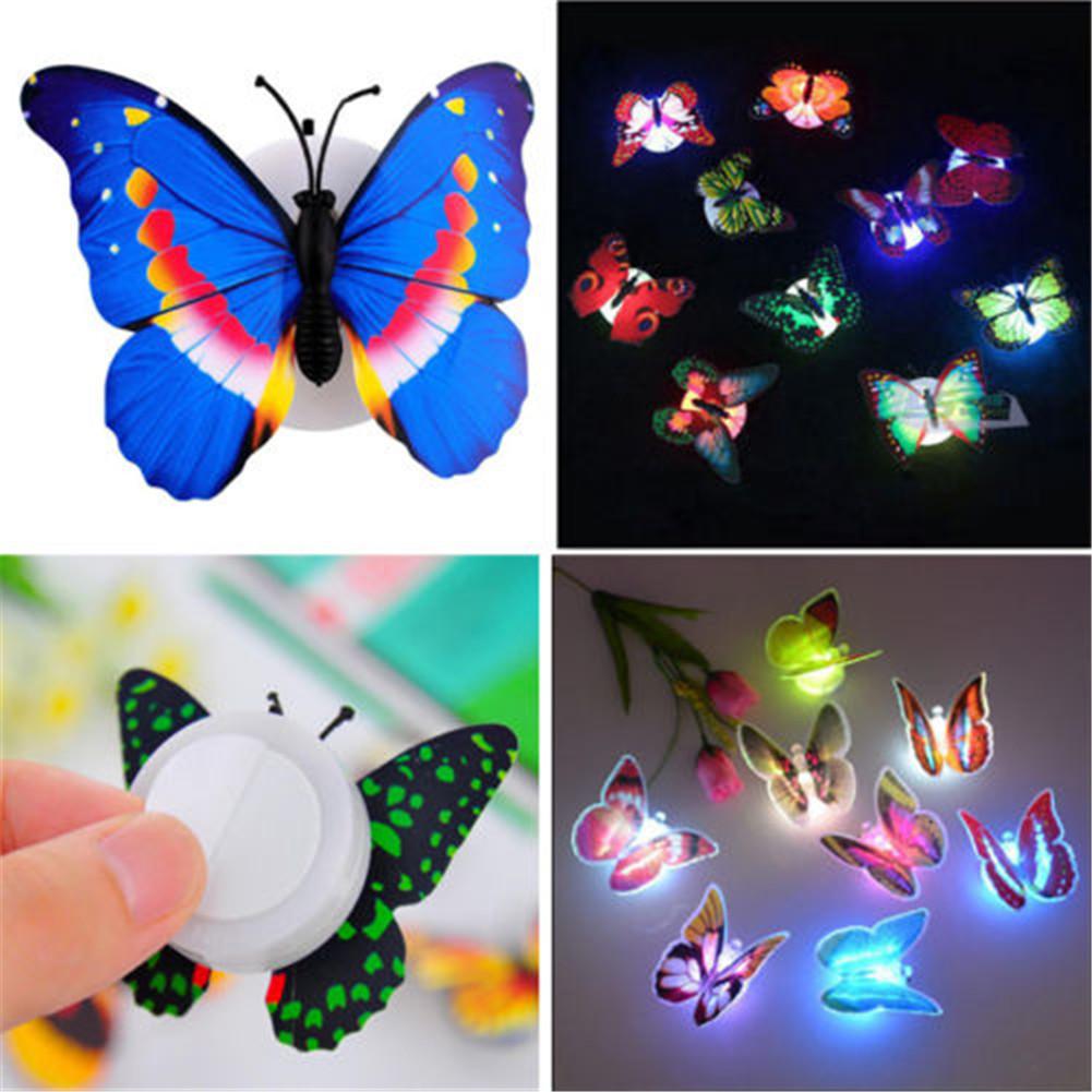 LED Butterfly Wall Night Light Stickers