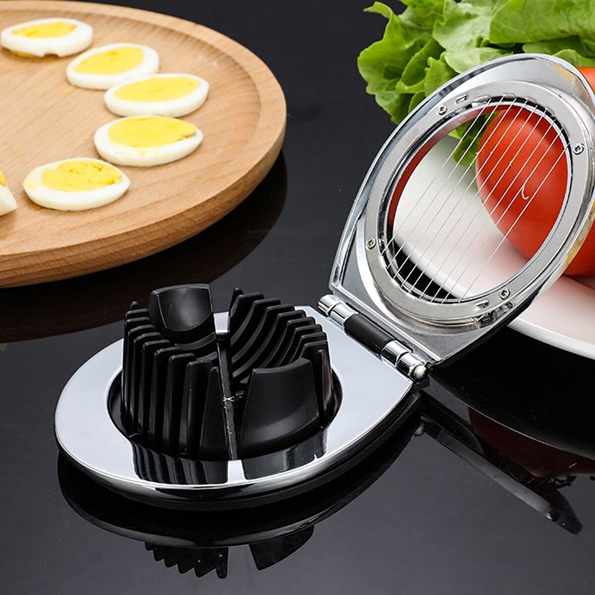 Stainless Steel Wire Egg Slicer, Egg Cutter