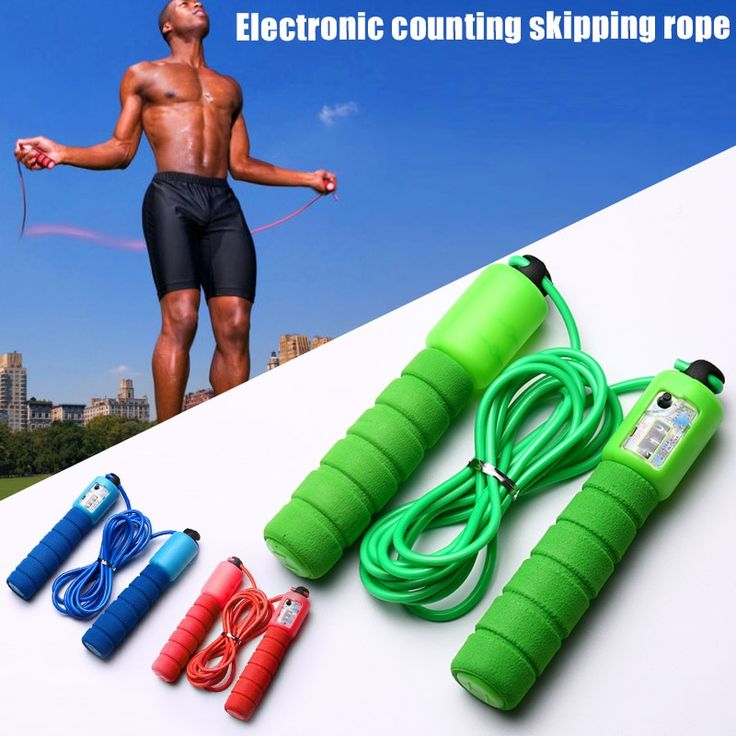 Exercise adjustable Fitness Sport Jumping Skipping Rope with Counter