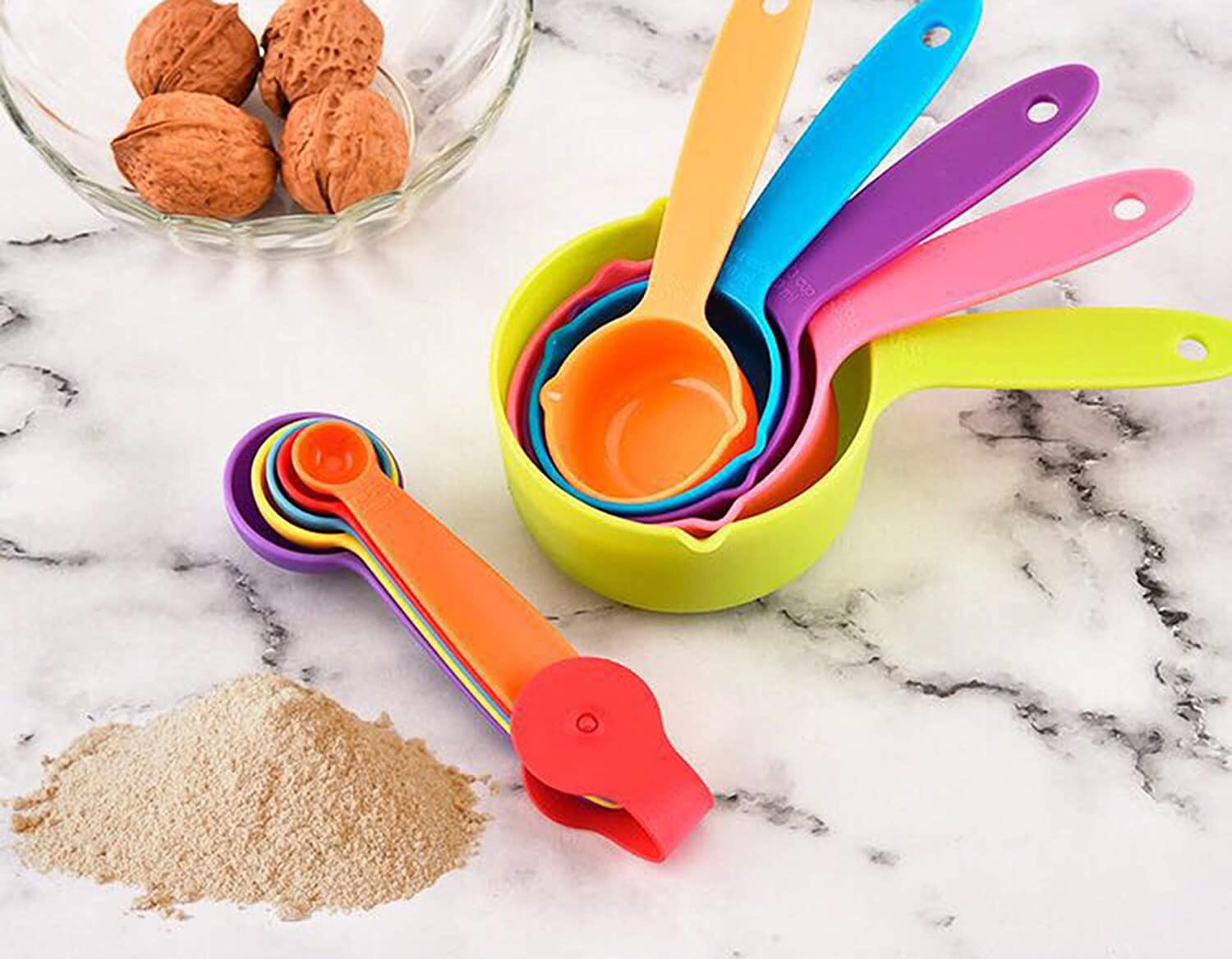 Plastic Measuring Spoon Cup Set