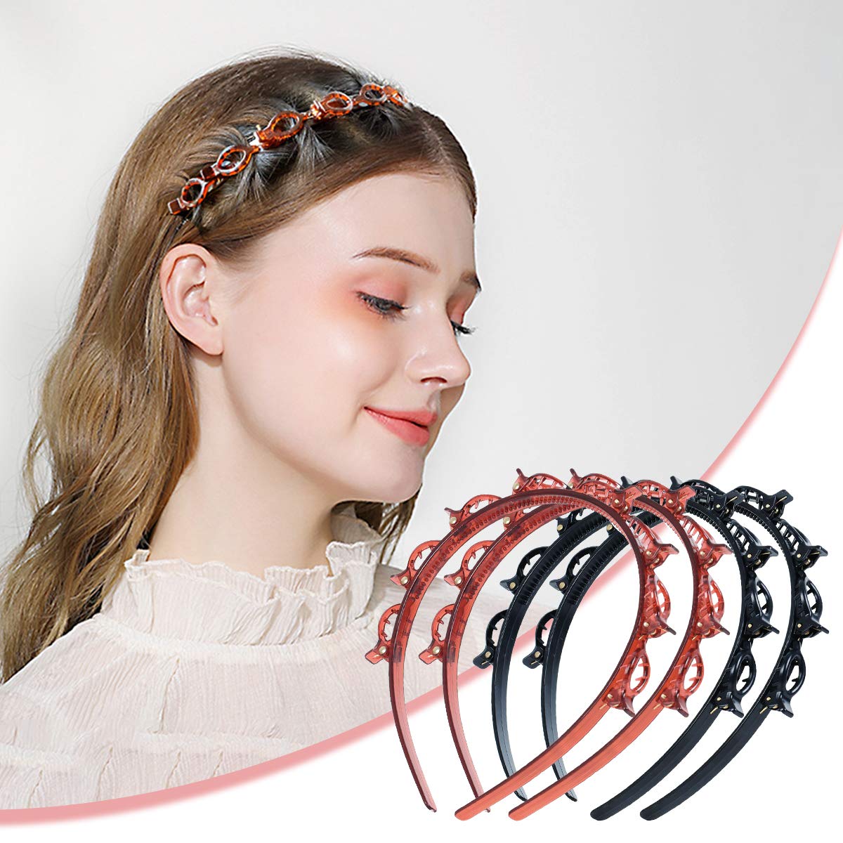 Hairstyle Hairpin Twist Plait Head Band Clip