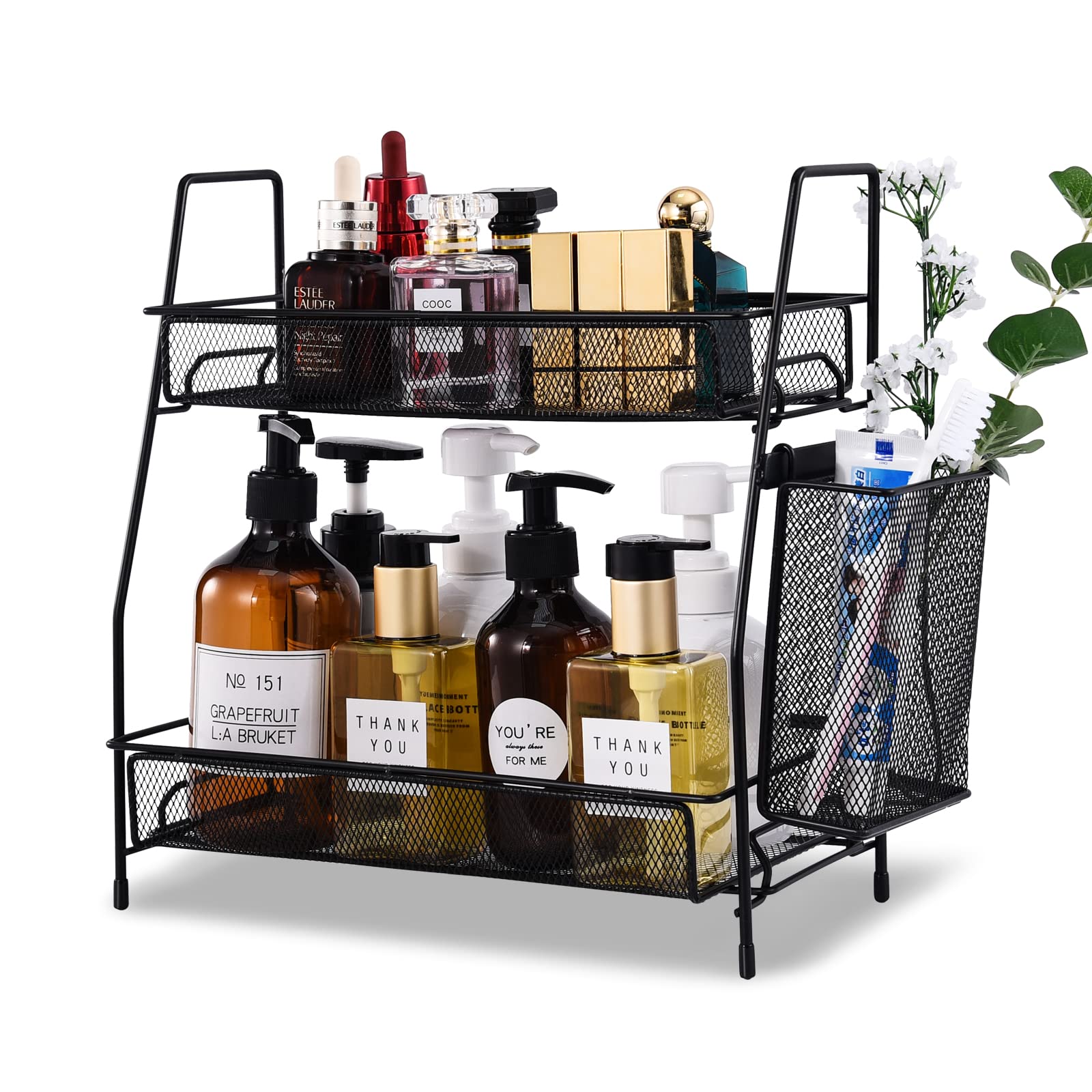 2 Layer Metal  Iron Organizer Shelf