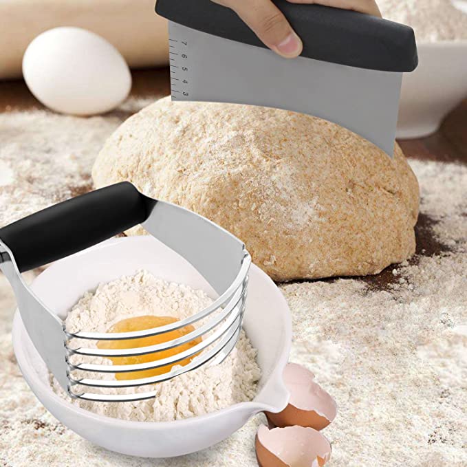 5 Sturdy Blades Steel Dough Cutter