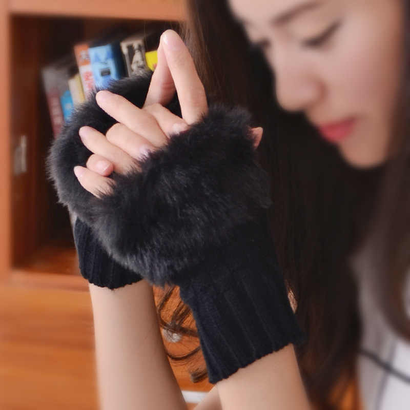 Fancy Winter Wool Gloves for Women