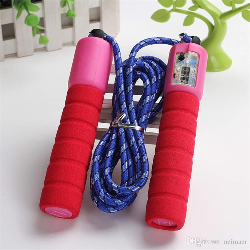 Exercise adjustable Fitness Sport Jumping Skipping Rope with Counter