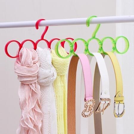 5 Ring Hanger Closet Scarf Organizer