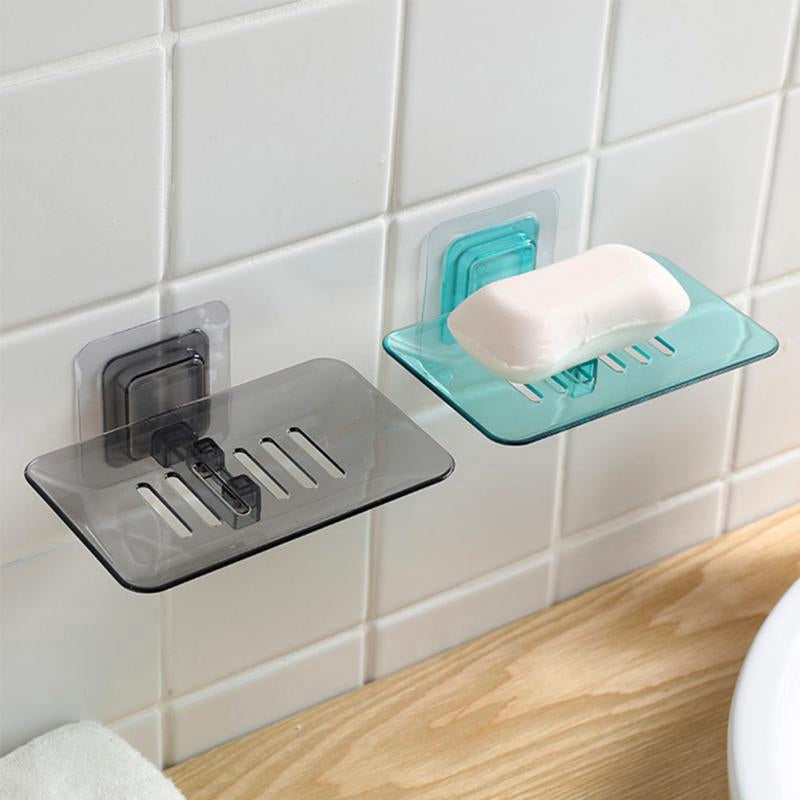 Wall mounted acrylic soap holder