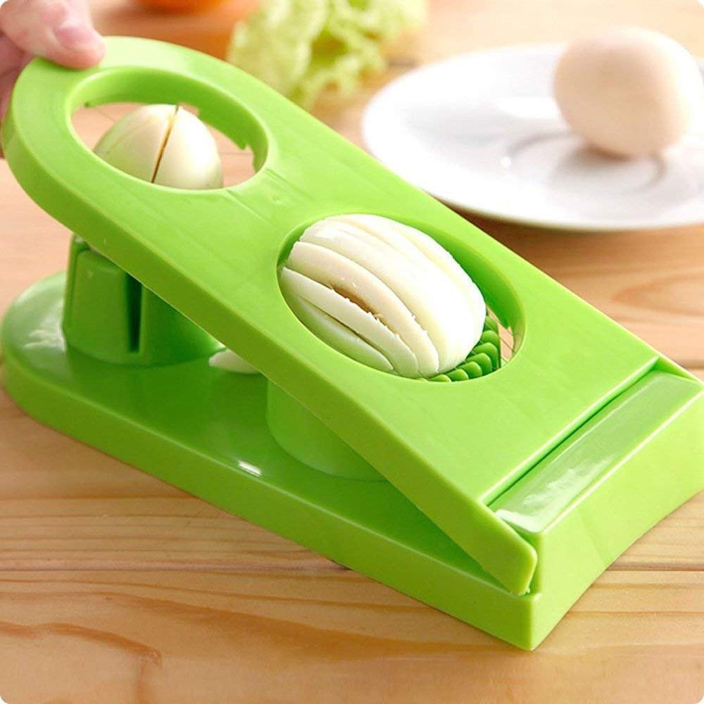 Plastic Egg Stainless Steel Slicer