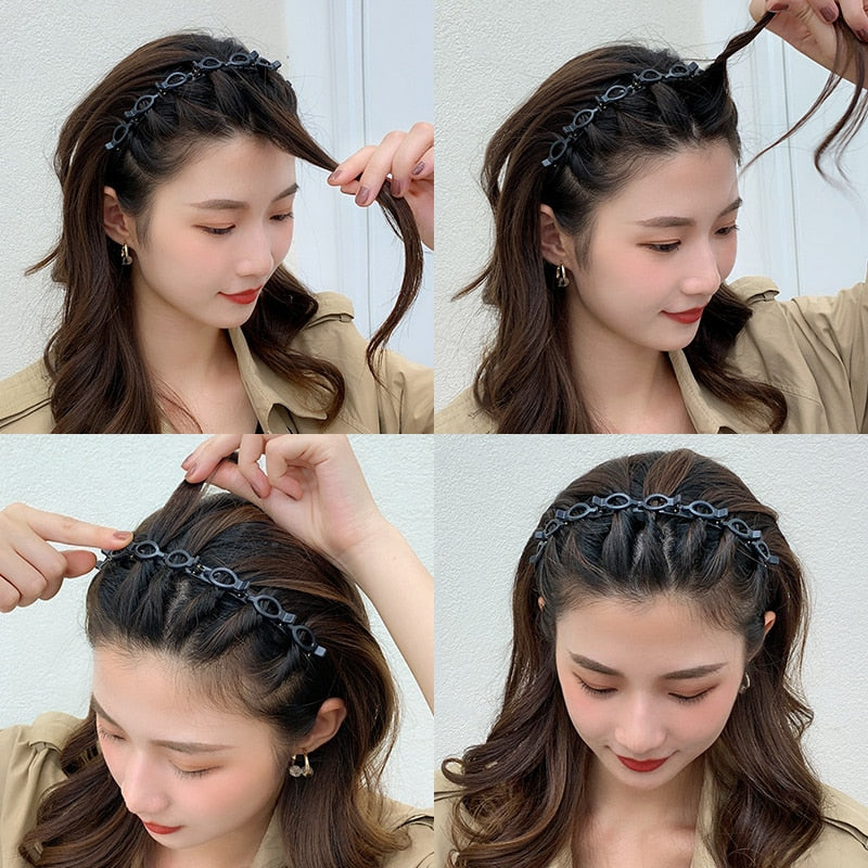 Hairstyle Hairpin Twist Plait Head Band Clip