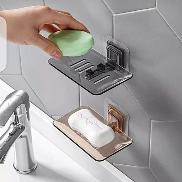 Wall mounted acrylic soap holder