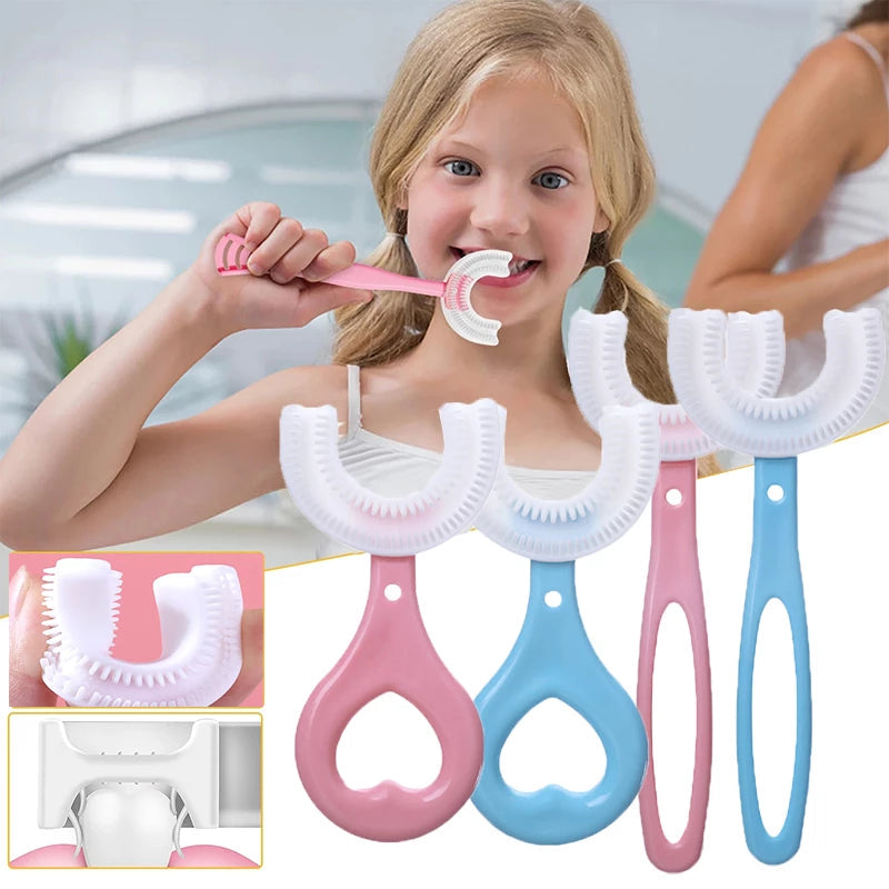 Silicone Baby U shaped Tooth Brush