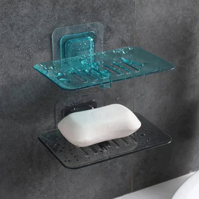 Wall mounted acrylic soap holder