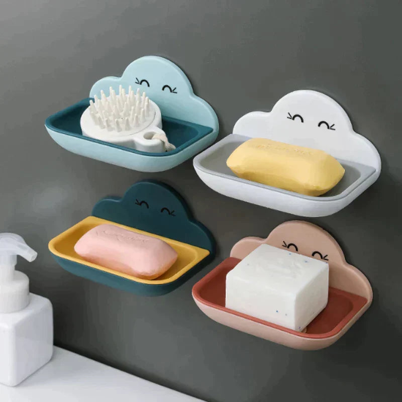 Lovely Cloud Shape Soap Dish Tray