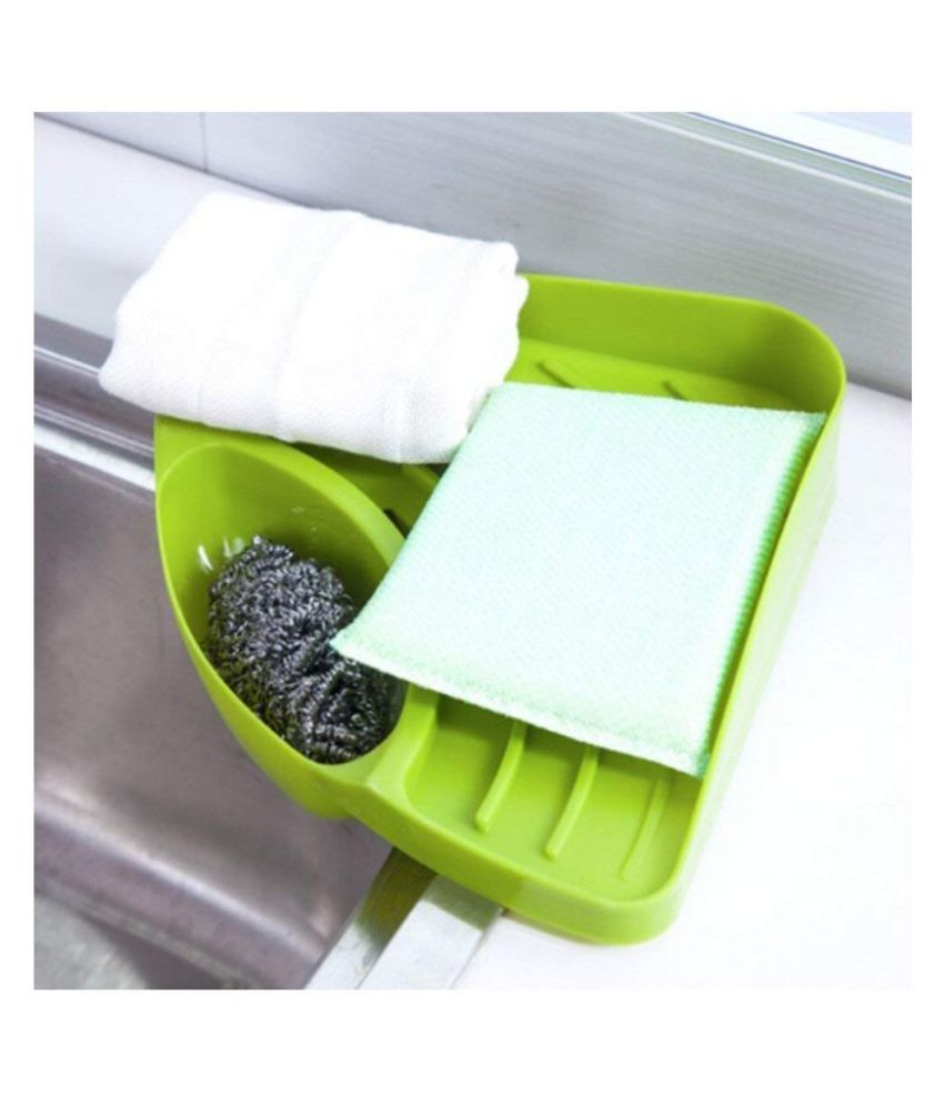 Multipurpose Corner Sink Wash Basin Storage Organizer Rack