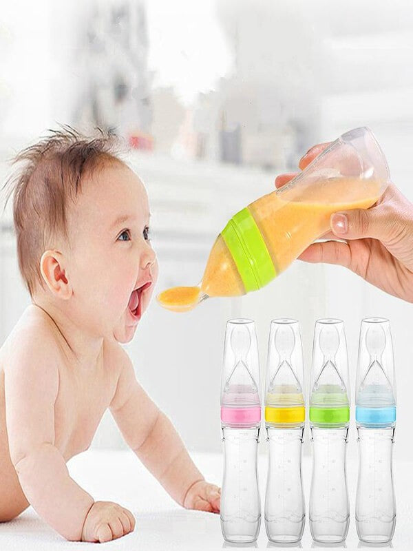 Baby Spoon Feeder Squeezy Silicone